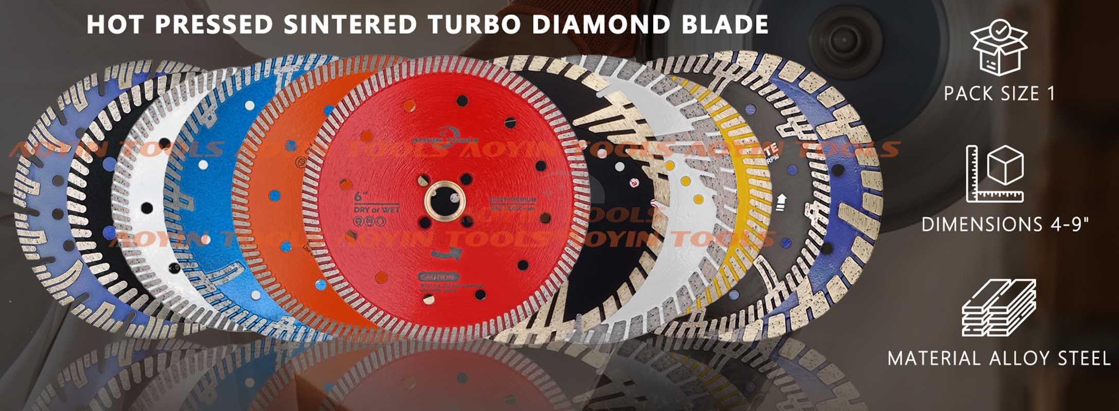 Sintered Narrow Turbine Blades with Guard Teeth
