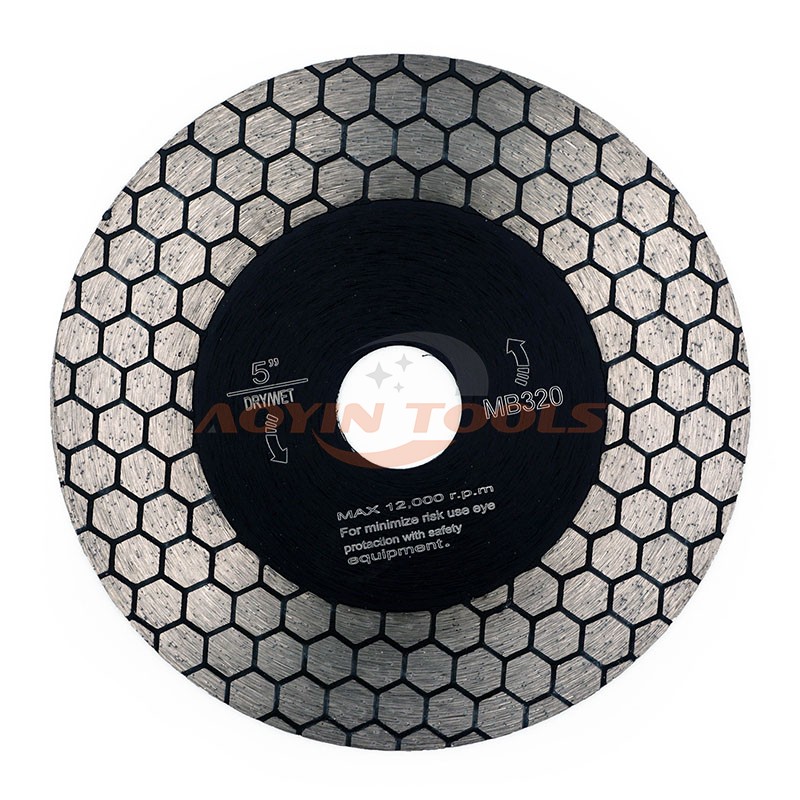 Hot Press Diamond Honeycomb Blade
