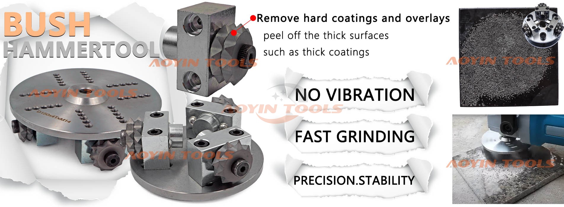 Tungsten Carbide Bush Hammer