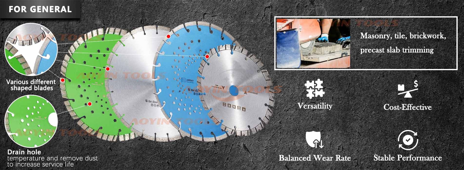 Laser Welded Diamond Handheld Saw Blade