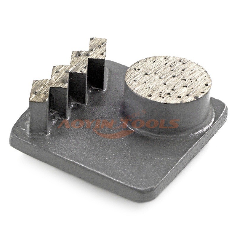 Diamond Husqvarna Zigzag Button Grinding Plate for Concrete Floor